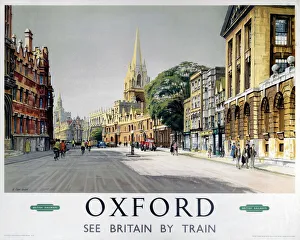 Oxford, BR (WR) poster, 1958