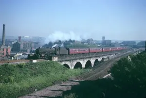 Steam Train Heritage Sites Prints: BR steam locomotive No. 45647, 30th May 1966. (T. Linfoot slide, 8 / 153B)