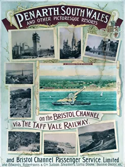 Penarth, South Wales, TVR poster, 1900-1922 Penarth, South Wales, TVR poster, 1900-1922