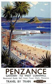 Penzance, BR poster, 1952