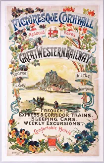 Picturesque Cornwall, GWR poster, 1897 Picturesque Cornwall, GWR poster, 1897