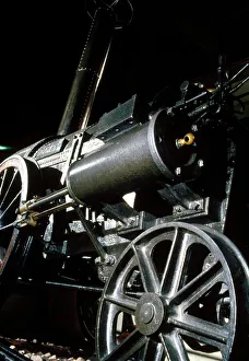 Remains of Stephensons Rocket, 1829. The Rocket, designed by Robert Stephenson Remains of Stephensons Rocket, 1829. The Rocket, designed by Robert Stephenson