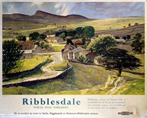 Ribblesdale, BR(LMR) poster, 1948-1965 Ribblesdale, BR(LMR) poster, 1948-1965