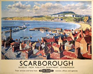 Scarborough, BR poster, 1950