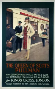 Septimus E Scott Artwork Prints: The Queen of Scots Pullman, Pullman Compa
