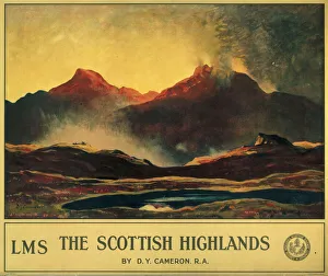 The Scottish Highlands, LMS poster, 1924 The Scottish Highlands, LMS poster, 1924