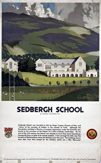 Sedburgh School, Yorkshire, LMS poster, 1923-1947 Sedburgh School, Yorkshire, LMS poster, 1923-1947