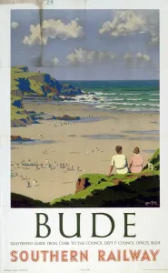 Cornwall Prints: Bude Cornwall Print, 1947
