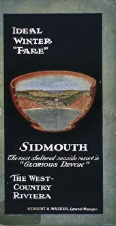 Sidmouth, the most sheltered resort in Glorious Devon, guidebook, c 1920s Sidmouth, the most sheltered resort in Glorious Devon, guidebook, c 1920s