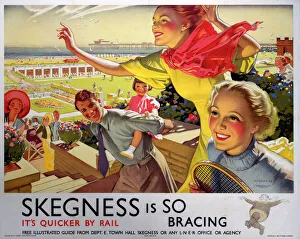 Skegness is So Bracing, LNER poster, 1923-1947 Skegness is So Bracing, LNER poster, 1923-1947