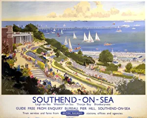 Southend-on-Sea, BR poster, 1948-1965 Southend-on-Sea, BR poster, 1948-1965