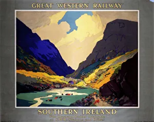 Southern Ireland, GWR poster, 1923-1947 Southern Ireland, GWR poster, 1923-1947