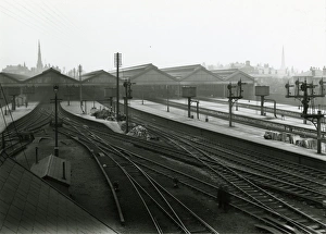 Southport Chapel Street station, Lancashire and Yorkshire Railway. View from the Southport Chapel Street station, Lancashire and Yorkshire Railway. View from the