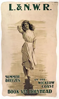 Summer Breezes, LNWR poster, 1890-1910 Summer Breezes, LNWR poster, 1890-1910