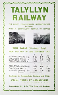 Talyllyn Railway poster. Talyllyn Railway - Talyllyn Railway poster. Talyllyn Railway -