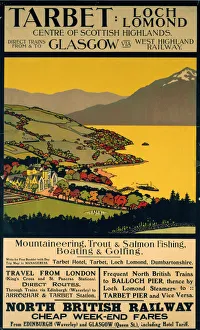 Tarbet, Loch Lomond, NBR poster, 1900-1922 Tarbet, Loch Lomond, NBR poster, 1900-1922
