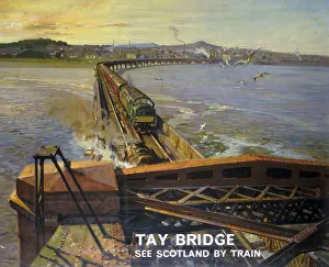 The Tay Bridge, BR poster, 1957