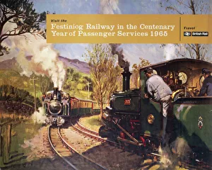 Visit the Festiniog Railway in the centenary Year..., BR poster, 1965 Visit the Festiniog Railway in the centenary Year..., BR poster, 1965