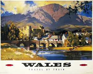 Wales, British Railways poster, c 1950s Wales, British Railways poster, c 1950s