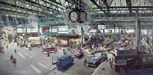 Waterloo Station, London, 1967 Waterloo Station, London, 1967