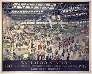 Waterloo Station - Peace, SR poster, 1948 Waterloo Station - Peace, SR poster, 1948