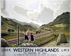 Western Highlands, LNER poster, 1923-1947 Western Highlands, LNER poster, 1923-1947