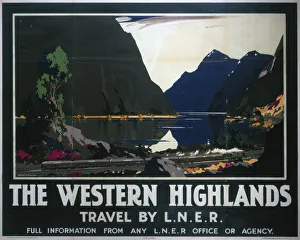 The Western Highlands, LNER poster, 1935 The Western Highlands, LNER poster, 1935