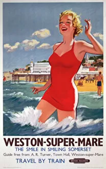 Railway Collection: Weston-super-Mare, BR poster, 1948-1965