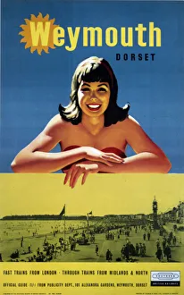Weymouth, Dorset, BR (SR) poster, 1959 Weymouth, Dorset, BR (SR) poster, 1959