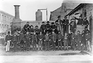 Workshop foremen at the Midland Railways Derby Works in about 1872.A Workshop foremen at the Midland Railways Derby Works in about 1872.A
