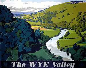 The Wye Valley, GWR poster, 1946