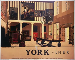 York - The Treasurers House, LNER poster, 1930 York - The Treasurers House, LNER poster, 1930