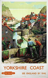 Yorkshire Coast, BR poster, 1948-1965 Yorkshire Coast, BR poster, 1948-1965