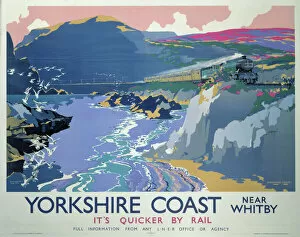 Trains Collection: Yorkshire Coast, LNER poster, 1937