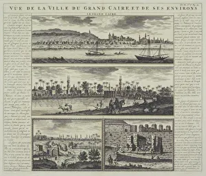 18th century, africa, antique, antique, architecture, archival, cairo, chatelain 18th century, africa, antique, antique, architecture, archival, cairo, chatelain