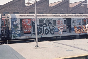 7th Ave. Subway Train Covered In Graffiti 7th Ave. Subway Train Covered In Graffiti