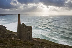 Abandoned tin mine at Wheal Coates, St Agnes Head, Cornwall Abandoned tin mine at Wheal Coates, St Agnes Head, Cornwall