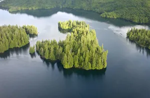 aerial view, alaska, cloud, coastline, color image, day, forest, green, horizontal aerial view, alaska, cloud, coastline, color image, day, forest, green, horizontal