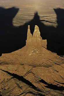 This is an aerial view of the Navajo Tribal Park at sunset This is an aerial view of the Navajo Tribal Park at sunset