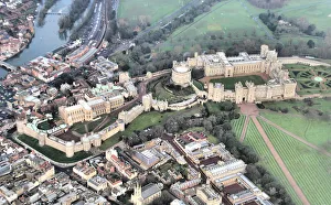 Aerial View of Windsor Castle Aerial View of Windsor Castle