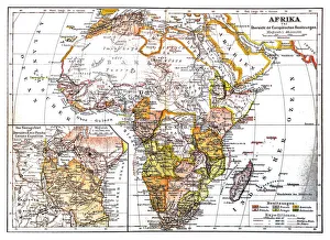 Africa on the overview of the European possessions Africa on the overview of the European possessions
