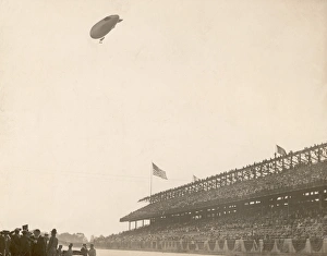 Airship Over The Speedway Airship Over The Speedway