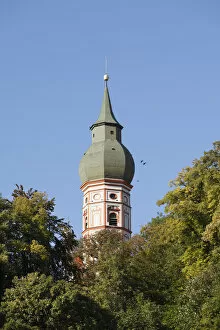Andechs Collection: Andechs Monastery Church, Pilgrimage Church of St. Nicholas and Elisabeth, Fuenfseenland