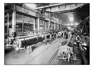 Images Dated 28th February 2017: Antique London's photographs: Royal gun factory, Woolwich Arsenal