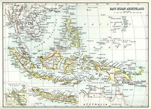 Antique map of East Indian Archipelago Antique map of East Indian Archipelago