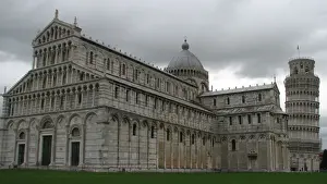 Overcast Landscape Photography Prints: Architecture of Pisa