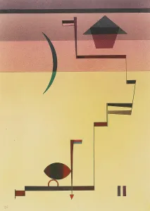 Prints of Eckig (Angular) (1931). Wassily Kandinsky (Russian, 1866 - 1944). (Photo by Buyenlarge/Getty Images) Abstract Art Prints: Angular Eckig Print by Wassily Kandinsky
