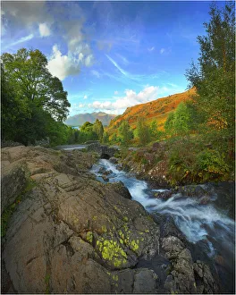 Ashness Bridge Derwentwater Lake District England Ashness Bridge Derwentwater Lake District England
