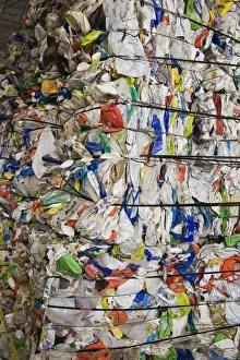 Baled Plastic Containers Print