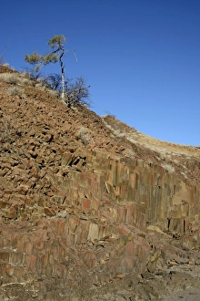 Basalt columns, so-called Organ Pipes, Twyfelfontein, Damaraland, Kunene Region, Namibia Basalt columns, so-called Organ Pipes, Twyfelfontein, Damaraland, Kunene Region, Namibia